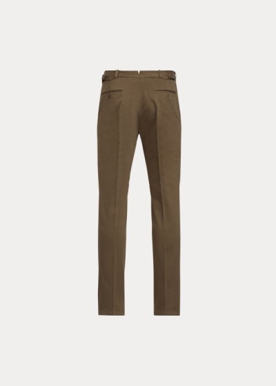 Pantalones De Traje Polo Ralph Lauren Hombre Verde Oliva - Stretch Chino - PDNOE5208